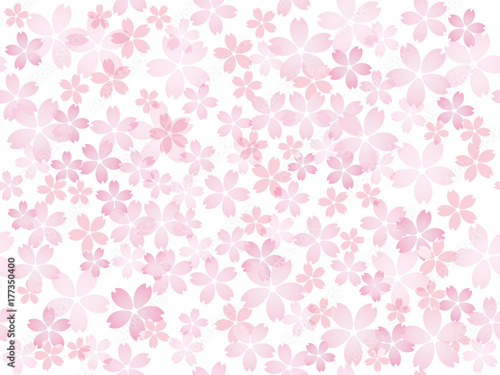 シームレスな桜の背景