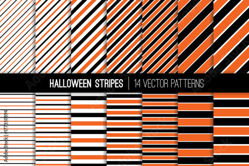 Halloween Stripes Vector Pa...