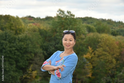  Lirong Xu at Wickham Park, Manchester, CT 10/15/2017