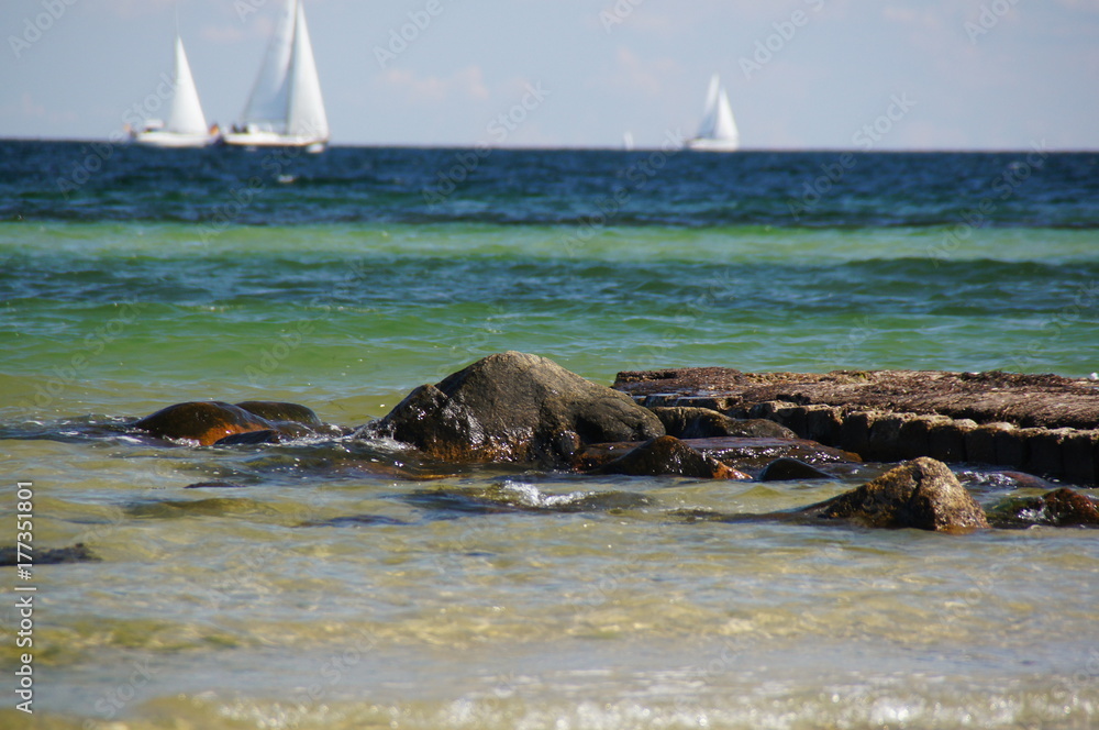 Fototapeta premium Strand an der Ostsee