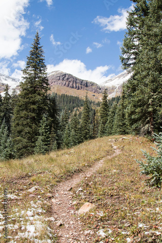 West Lime Creek trail in the San Juan National forest near Silverton, Colorado