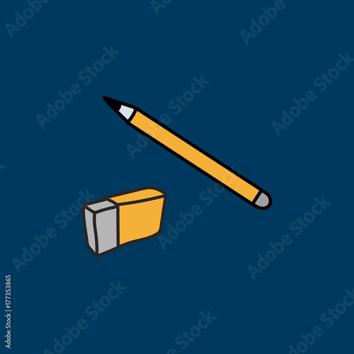 Stationary illustration drawing style