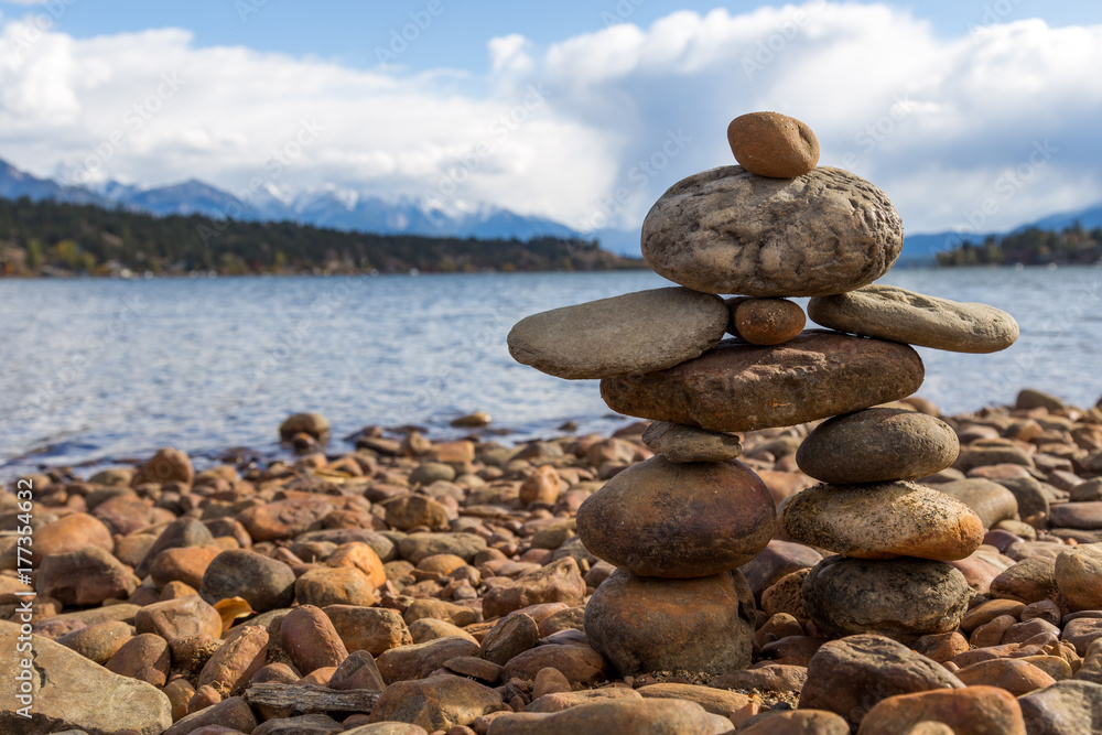 Small stone inukshuk Small stone inukshuk