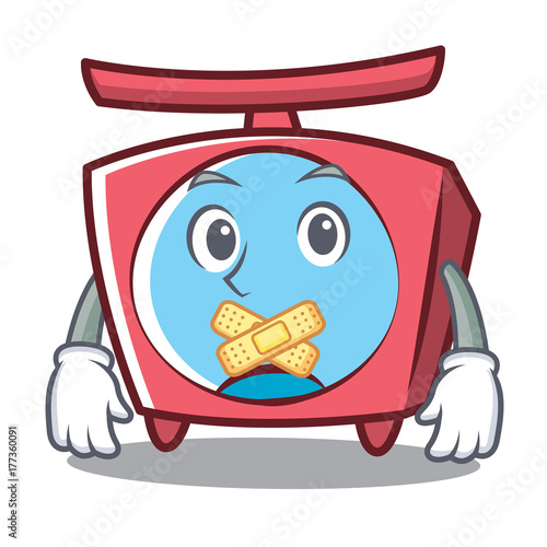 Silent scale character cartoon style