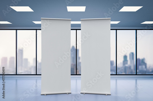 Fotografi empty roll up banner