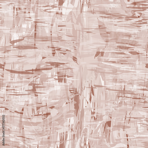 Seamless grunge stained and striped pattern in pastel brown and beige colors for web design