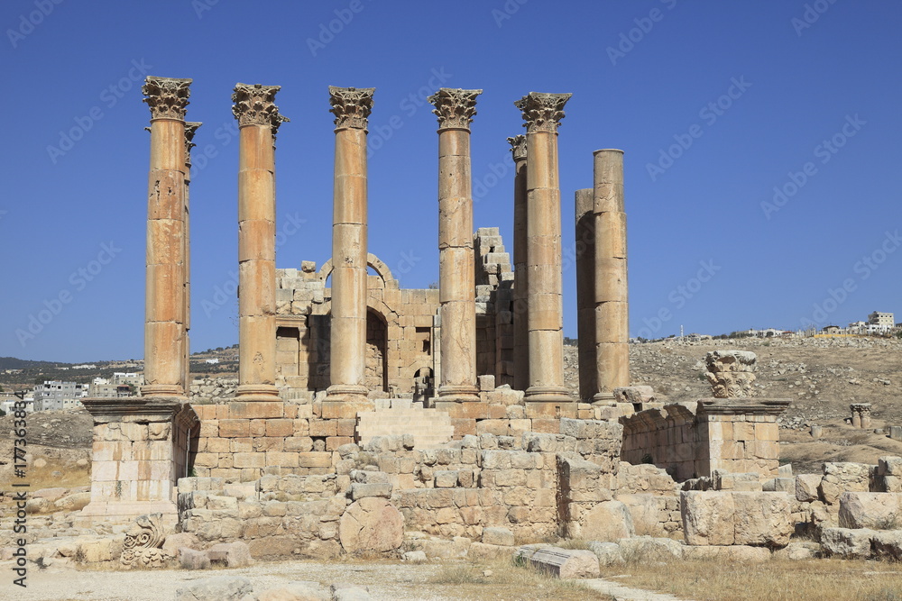 ジェラシュ遺跡のアルテミス神殿