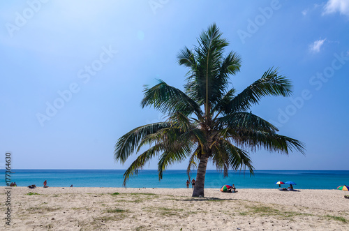 Sunny day at Karon beach Phuket, Thailand