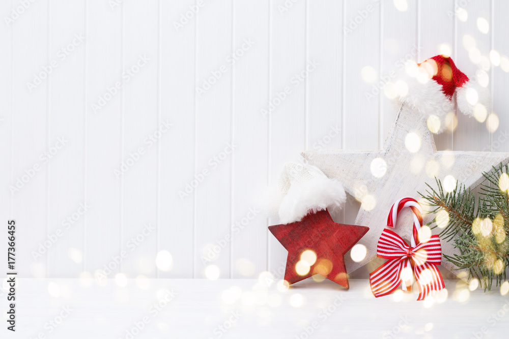 Fototapeta premium Christmas greeting card.