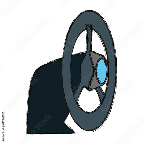steering wheel   vector illustration