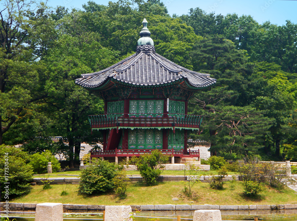 Old pagoda in Park