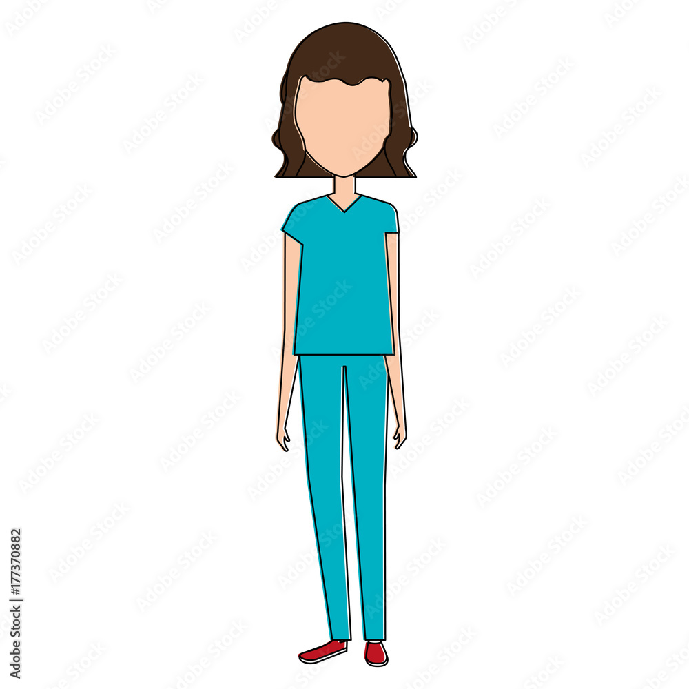 woman surgeon avatar character
