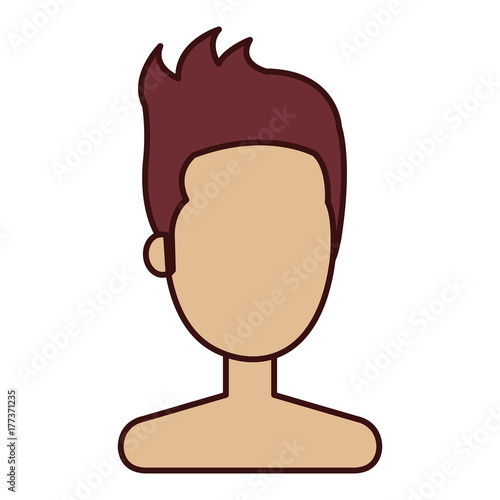 young man shirtless avatar character