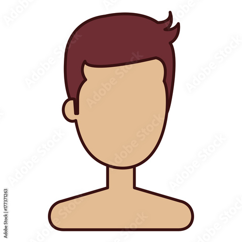 young man shirtless avatar character