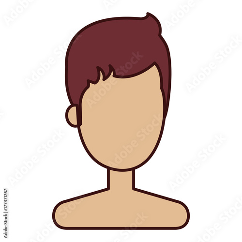 young man shirtless avatar character