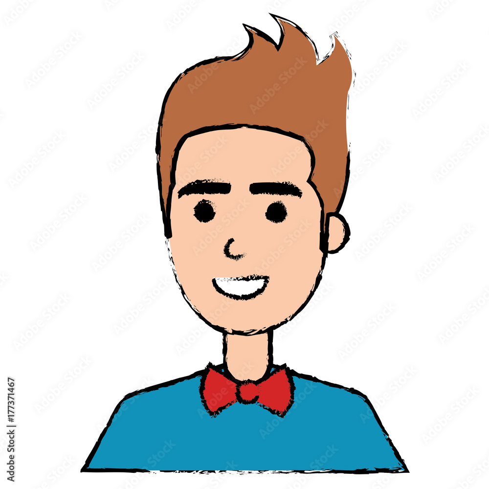 young man avatar character young man avatar character