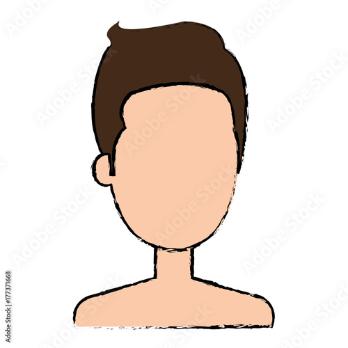 young man shirtless avatar character