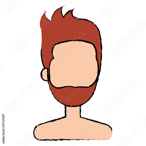 young man shirtless avatar character