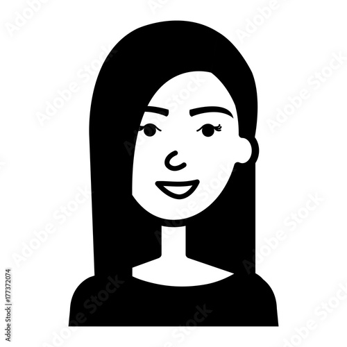 beautiful woman avatar character