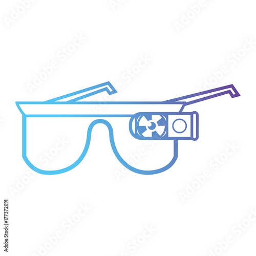 line 3d glasses object technology
