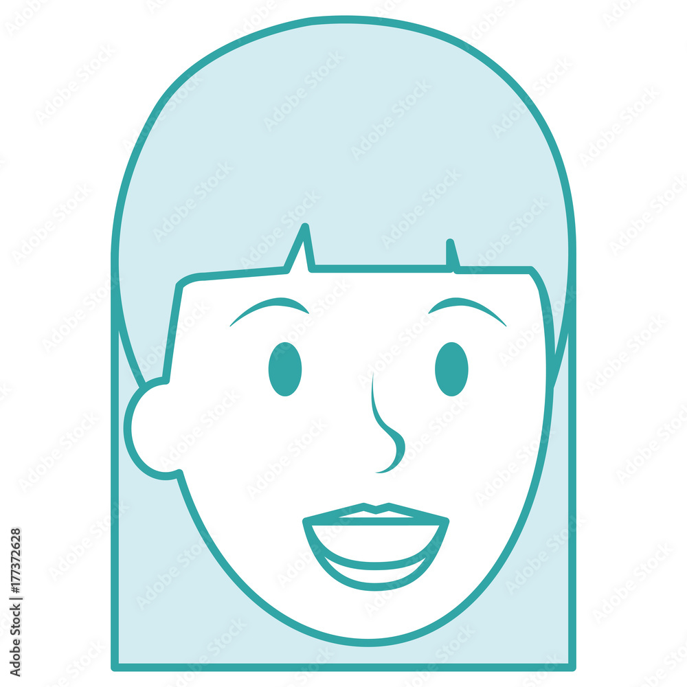 beautiful woman head avatar character beautiful woman head avatar character