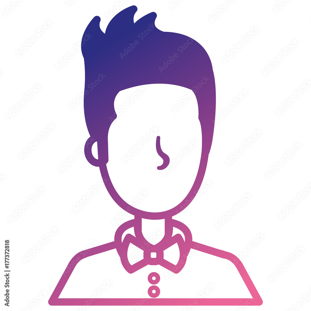 young man avatar character young man avatar character