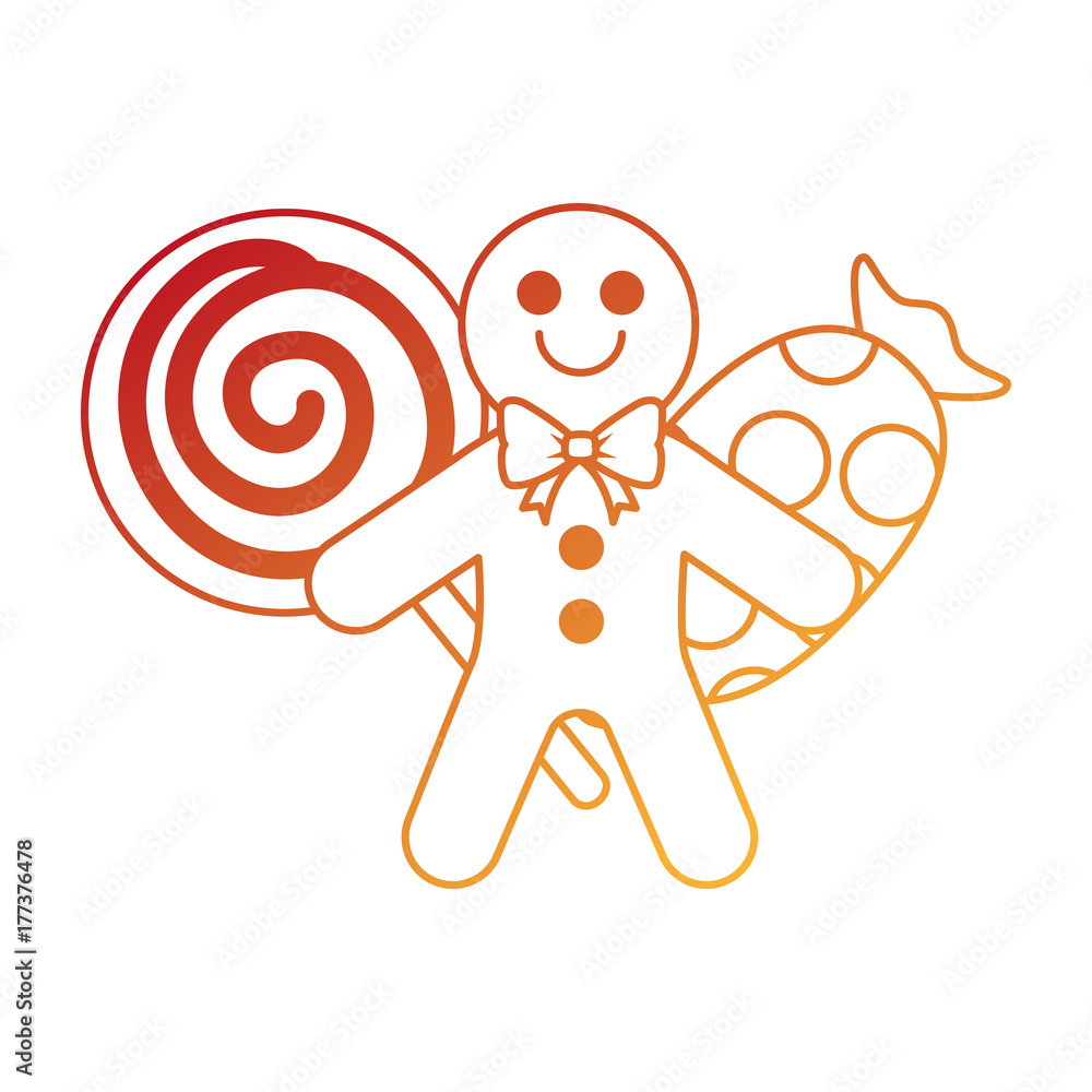 set candies sweet christmas vector illustration design set candies sweet christmas vector illustration design