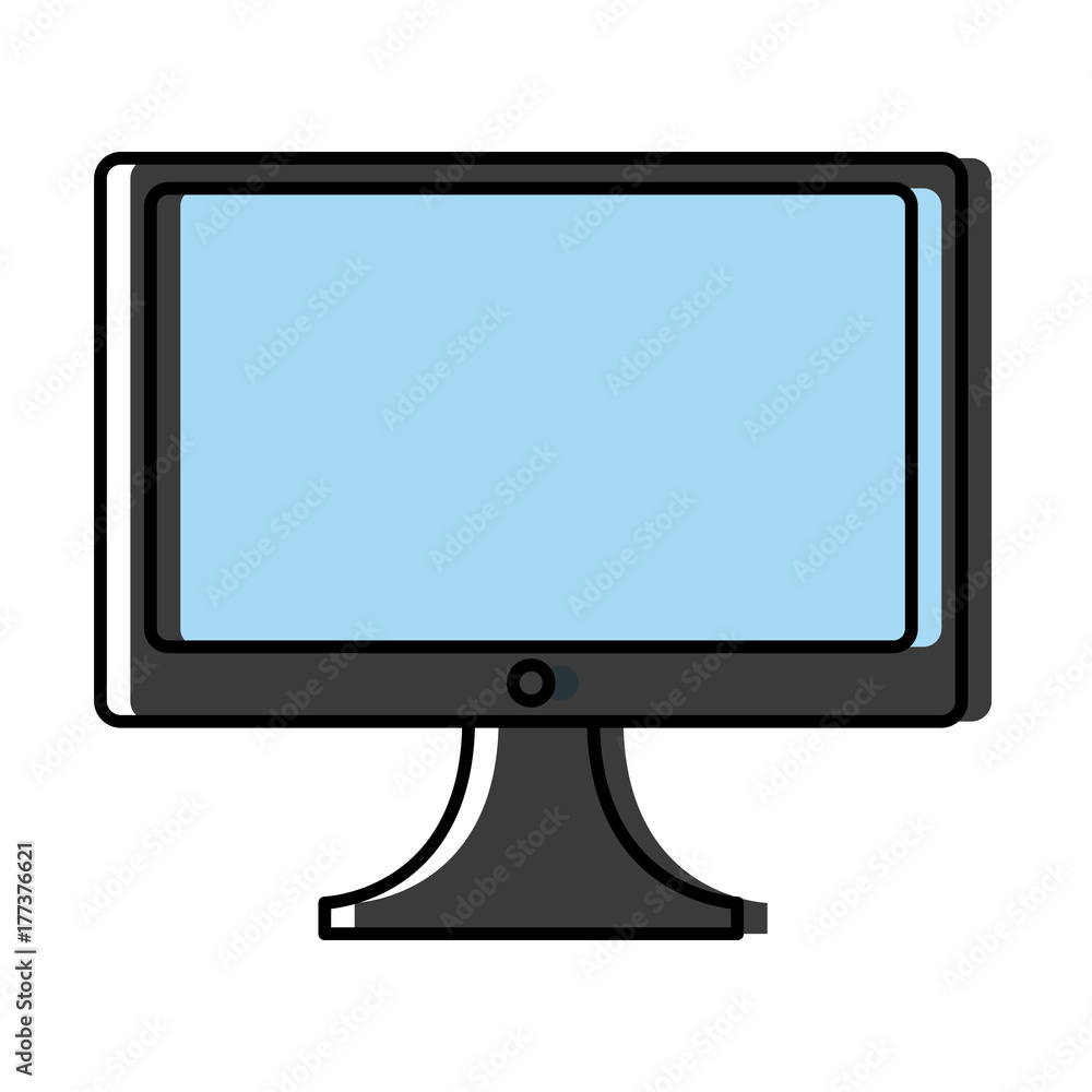 Computer screen monitor icon vector illustration graphic design Computer screen monitor icon vector illustration graphic design