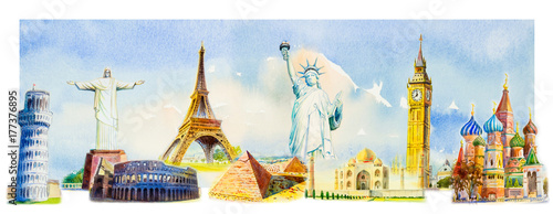 Photography Famous landmarks of the world