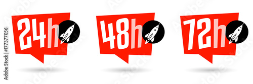 Livraison en 24h, 48h et 72 h