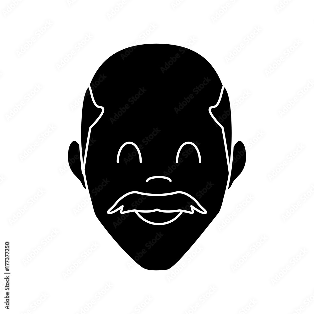 Man smiling face icon vector illustration graphic design Man smiling face icon vector illustration graphic design