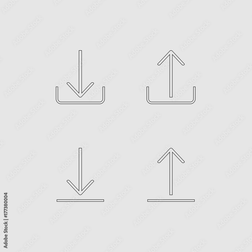 Download and upload icon Download and upload icon