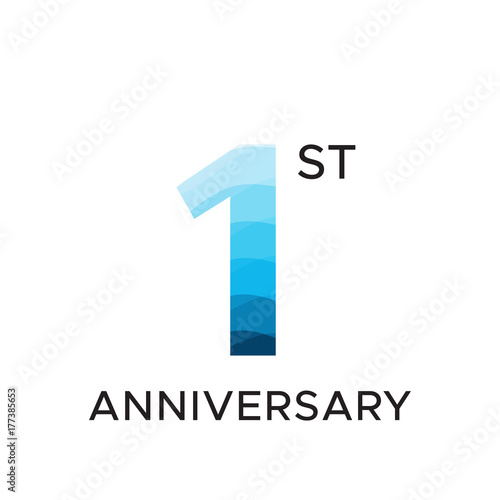 1st anniversary unique number