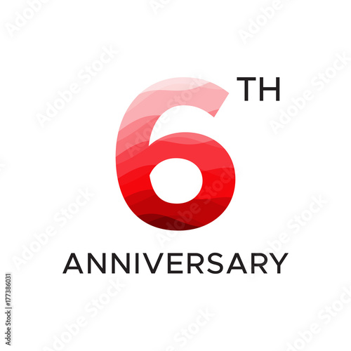 6th anniversary unique number