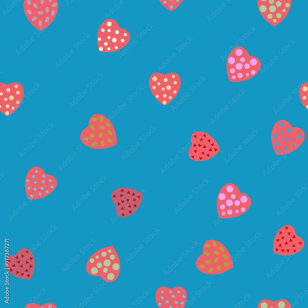 Heart seamless pattern Heart seamless pattern
