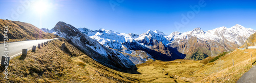 road at the grossglockner mountain