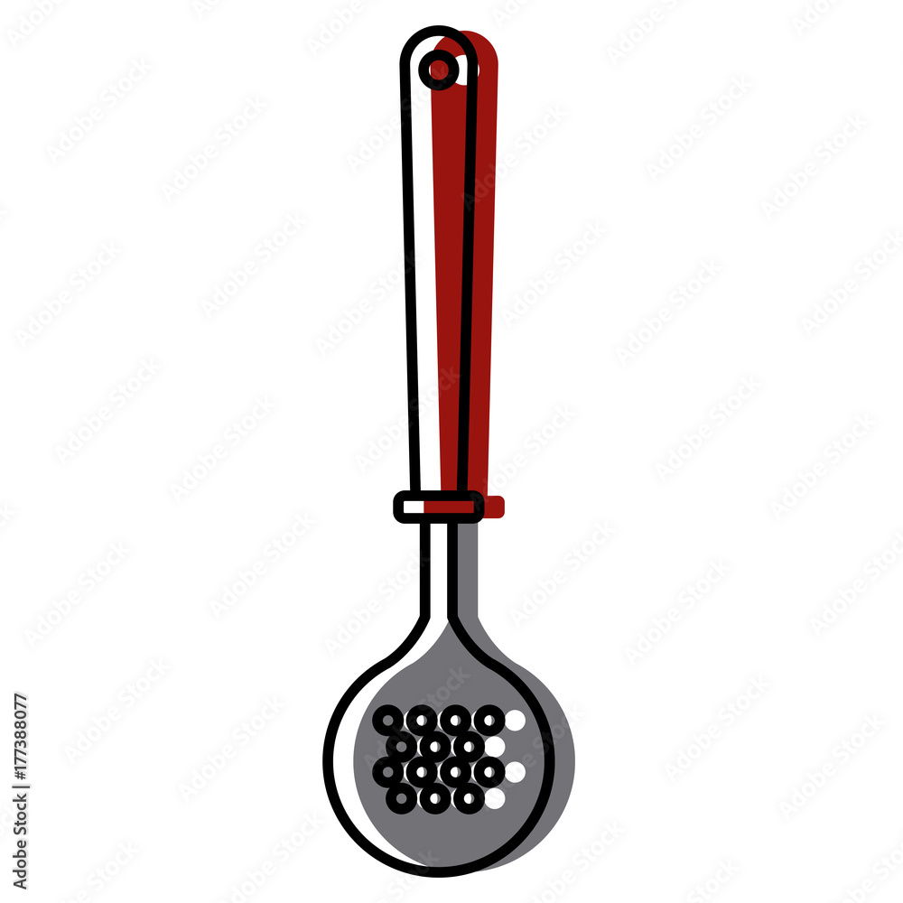 Frying spoon kitchen utensil icon vector illustration graphic design Frying spoon kitchen utensil icon vector illustration graphic design