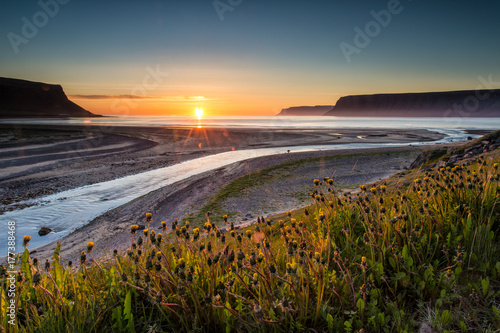 Örlygshöfn in westfjords, Iceland
