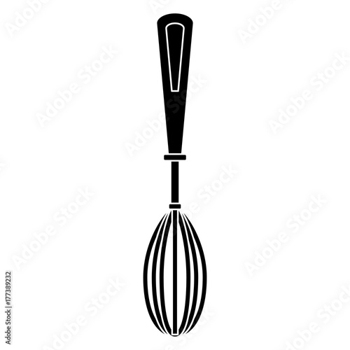 Eggs beater mixer utensil icon vector illustration graphic design