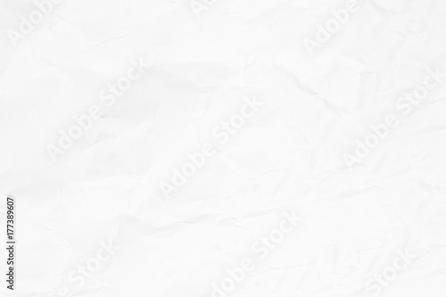 Crumpled white paper texture or paper background for business education and communication concept design.