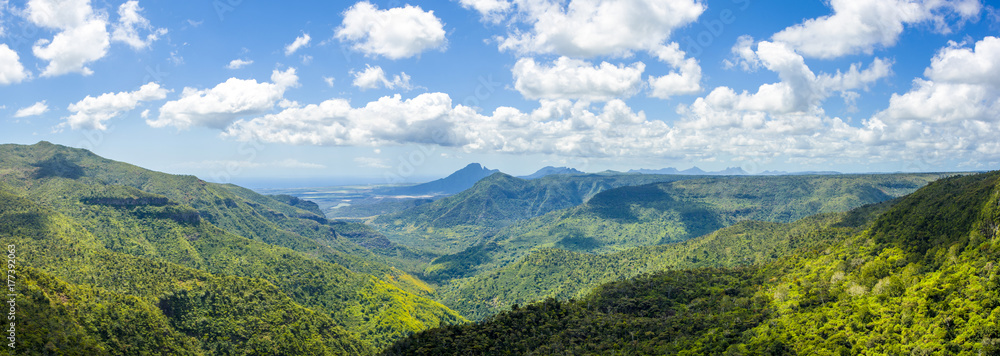 Fototapeta premium Black River Gorges National park
