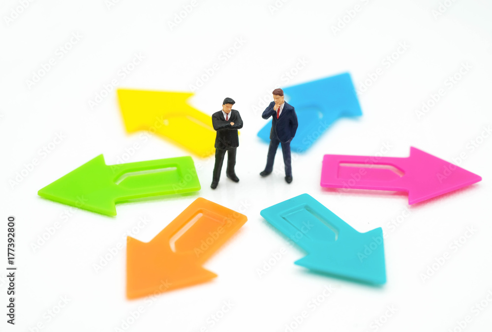 Miniature people: Businessman Miniature people: Businessman