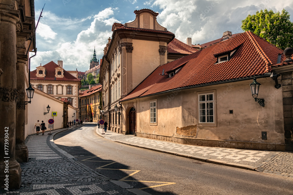 Prague. City streets. Czech Republic.