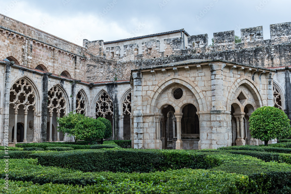 Fototapeta premium Details of the Monastery of Santes Creus 12th century Cistercian abbey (Tarragona-Spain)