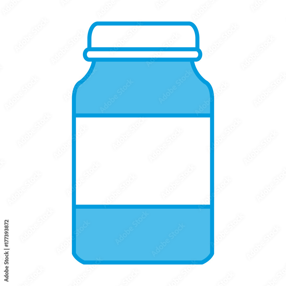 plastic product bottle icon vector illustration graphic design