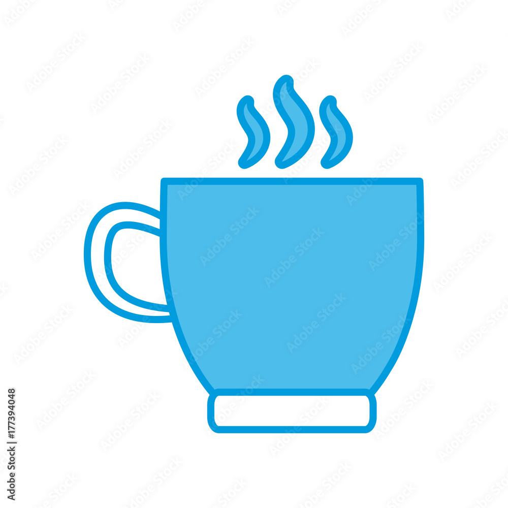 Cute porcelain mug icon vector illustration graphic design Cute porcelain mug icon vector illustration graphic design