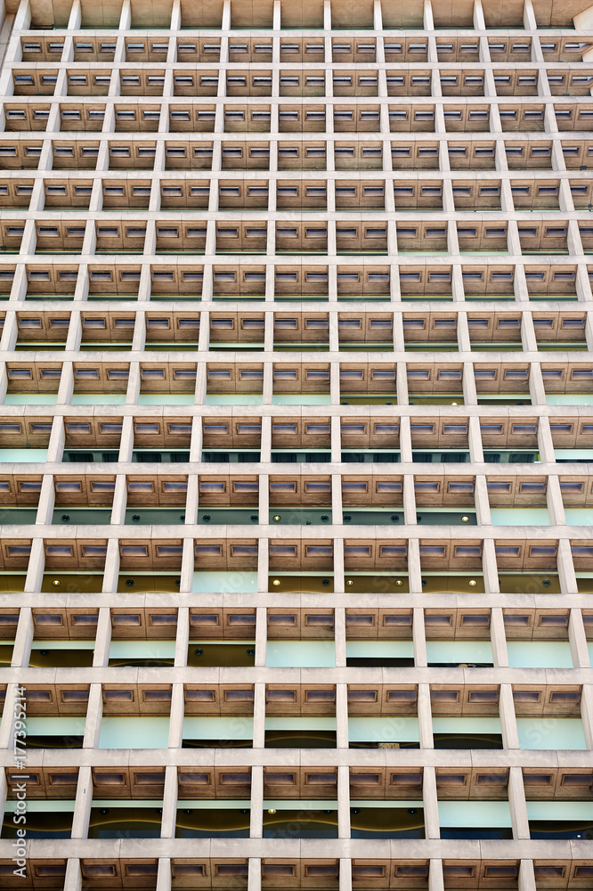 Windows of a tall business building in Boston Windows of a tall business building in Boston