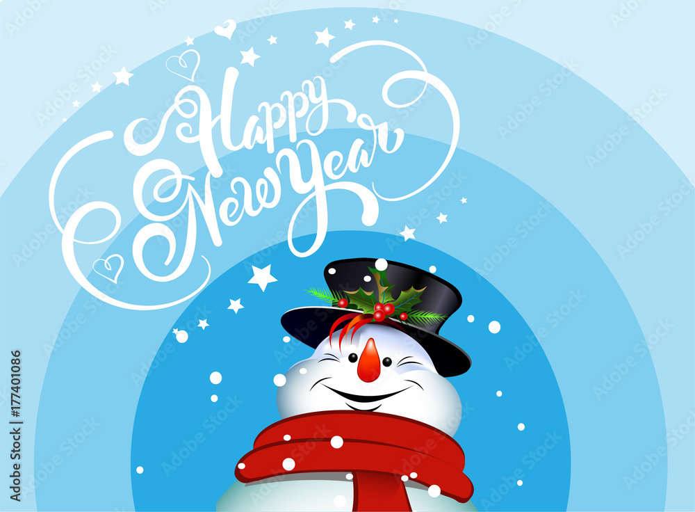 Happy New Year, Snowman