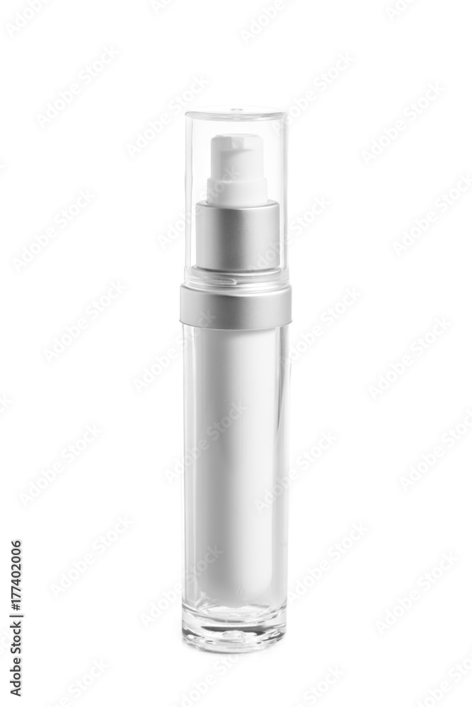 spray bottle cosmetic, lotion packaging on a white background spray bottle cosmetic, lotion packaging on a white background