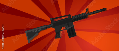 arm assault rifle military war forces revolution red propaganda strong strike protest